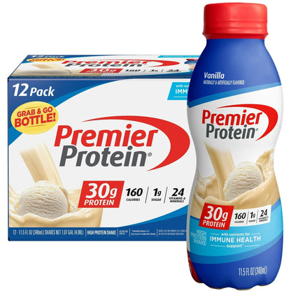 Premier Protein Shake 30g Protein 11.5 Fl Oz (Pack of 12)